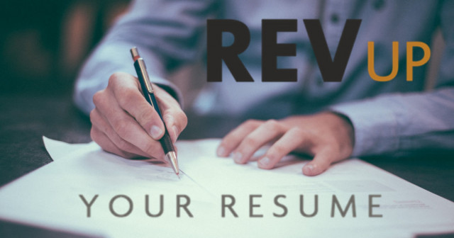 Rev-Up Your Resume